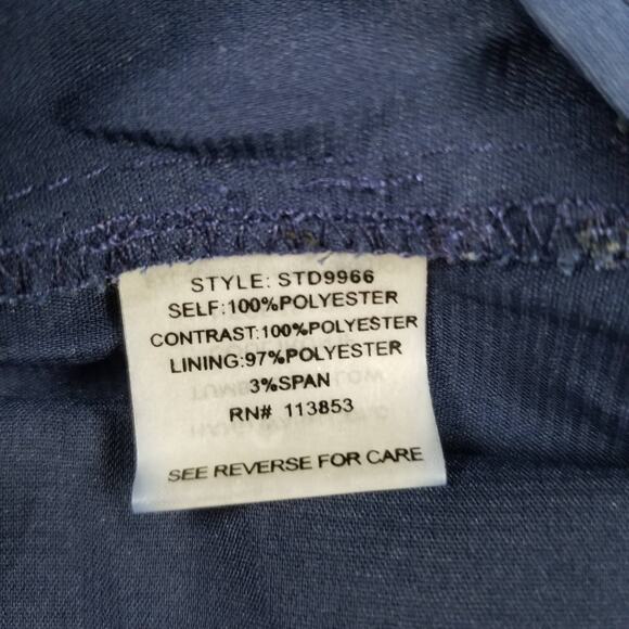 SugarLips Navy Blue Green Rust Tan Paisley Sheer Overlay Maxi Boho Dress Medium - Picture 7 of 7